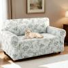 imageHVERSAILTEX Printed Chair Covers for Living Room Floral Pattern Sofa Slipcovers Stretch Couch Covers Washable Couch Protector for DogsGarden BlissBlueChairGarden Blisssage