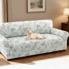 imageHVERSAILTEX Printed Chair Covers for Living Room Floral Pattern Sofa Slipcovers Stretch Couch Covers Washable Couch Protector for DogsGarden BlissBlueChairGarden Blisssage