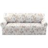 imageHVERSAILTEX Printed Chair Covers for Living Room Floral Pattern Sofa Slipcovers Stretch Couch Covers Washable Couch Protector for DogsGarden BlissBlueChairChic Bloomsom