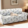 imageHVERSAILTEX Printed Chair Covers for Living Room Floral Pattern Sofa Slipcovers Stretch Couch Covers Washable Couch Protector for DogsGarden BlissBlueChairVintage Petalyellow