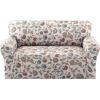 imageHVERSAILTEX Printed Chair Covers for Living Room Floral Pattern Sofa Slipcovers Stretch Couch Covers Washable Couch Protector for DogsGarden BlissBlueChairCottage Charm