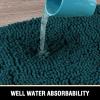 imageHVERSAILTEX Bath Mat Bath Rug for Bathroom Luxury Chenille Bathroom Rug Mat Extra Soft and Absorbent Microfiber Shaggy Rugs Non Slip Rug Quick Dry Bath Mat Washable 17 x 24 Inches NavyDark Teal