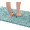 imageHVERSAILTEX Bath Mat Bath Rug for Bathroom Luxury Chenille Bathroom Rug Mat Extra Soft and Absorbent Microfiber Shaggy Rugs Non Slip Rug Quick Dry Bath Mat Washable 17 x 24 Inches NavyCanal Blue