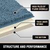 imageHVERSAILTEX Bath Mat Bath Rug for Bathroom Luxury Chenille Bathroom Rug Mat Extra Soft and Absorbent Microfiber Shaggy Rugs Non Slip Rug Quick Dry Bath Mat Washable 17 x 24 Inches NavyStone Blue