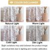 imageHVERSAILTEX Linen Blend Curtains for Living Room Printed Floral Curtain Grommet Farmhouse Flower Patterned Drapes Window Treatment Panels Set of 2 Panels 52quot W x 96quot L French Vintage Floral  NavyBelinna Floral  Orange