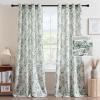 imageHVERSAILTEX Linen Blend Curtains for Living Room Printed Floral Curtain Grommet Farmhouse Flower Patterned Drapes Window Treatment Panels Set of 2 Panels 52quot W x 96quot L French Vintage Floral  NavyRetro Floral  Sage