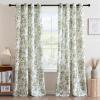 imageHVERSAILTEX Linen Blend Curtains for Living Room Printed Floral Curtain Grommet Farmhouse Flower Patterned Drapes Window Treatment Panels Set of 2 Panels 52quot W x 96quot L French Vintage Floral  NavyFrench Vintage Floral  Sage