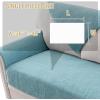 imageHVERSAILTEX Waterproof Couch Cover Plush Sofa Cover with Strap Soft Anti Slip Sofa Slipcovers for 4 Cushion Sofa Couch Protector Cover for Dogs Cats Kids36x96BeigeStoneblue