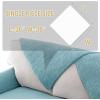 imageHVERSAILTEX Waterproof Couch Cover Plush Sofa Cover with Strap Soft Anti Slip Sofa Slipcovers for 4 Cushion Sofa Couch Protector Cover for Dogs Cats Kids36x96BeigeStoneblue
