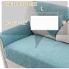 imageHVERSAILTEX Waterproof Couch Cover Plush Sofa Cover with Strap Soft Anti Slip Sofa Slipcovers for 4 Cushion Sofa Couch Protector Cover for Dogs Cats Kids36x96BeigeStoneblue