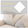 imageHVERSAILTEX Waterproof Couch Cover Plush Sofa Cover with Strap Soft Anti Slip Sofa Slipcovers for 4 Cushion Sofa Couch Protector Cover for Dogs Cats Kids36x96BeigeBeige