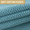 imageHVERSAILTEX Waterproof Couch Cover Plush Sofa Cover with Strap Soft Anti Slip Sofa Slipcovers for 4 Cushion Sofa Couch Protector Cover for Dogs Cats Kids36x96BeigeStoneblue