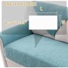 imageHVERSAILTEX Waterproof Couch Cover Plush Sofa Cover with Strap Soft Anti Slip Sofa Slipcovers for 4 Cushion Sofa Couch Protector Cover for Dogs Cats Kids36x96BeigeStoneblue