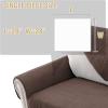 imageHVERSAILTEX Waterproof Couch Cover Plush Sofa Cover with Strap Soft Anti Slip Sofa Slipcovers for 4 Cushion Sofa Couch Protector Cover for Dogs Cats Kids36x96BeigeBrown