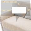 imageHVERSAILTEX Waterproof Couch Cover Plush Sofa Cover with Strap Soft Anti Slip Sofa Slipcovers for 4 Cushion Sofa Couch Protector Cover for Dogs Cats Kids36x96BeigeBeige