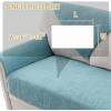 imageHVERSAILTEX Waterproof Couch Cover Plush Sofa Cover with Strap Soft Anti Slip Sofa Slipcovers for 4 Cushion Sofa Couch Protector Cover for Dogs Cats Kids36x96BeigeStoneblue