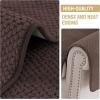 imageHVERSAILTEX Waterproof Couch Cover Plush Sofa Cover with Strap Soft Anti Slip Sofa Slipcovers for 4 Cushion Sofa Couch Protector Cover for Dogs Cats Kids36x96BeigeBrown