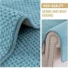 imageHVERSAILTEX Waterproof Couch Cover Plush Sofa Cover with Strap Soft Anti Slip Sofa Slipcovers for 4 Cushion Sofa Couch Protector Cover for Dogs Cats Kids36x96BeigeStoneblue