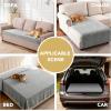 imageHVERSAILTEX Non Slip Pet Couch Cover Chenille Dog Bed Protector Thick Soft Sofa Slipcover Pet Friendly Washable Couch Cushion Covers for Pets 68quot x 82quot TaupeDove