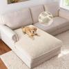 imageHVERSAILTEX Non Slip Pet Couch Cover Chenille Dog Bed Protector Thick Soft Sofa Slipcover Pet Friendly Washable Couch Cushion Covers for Pets 68quot x 82quot TaupeIvory