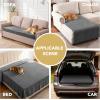 imageHVERSAILTEX Non Slip Pet Couch Cover Chenille Dog Bed Protector Thick Soft Sofa Slipcover Pet Friendly Washable Couch Cushion Covers for Pets 68quot x 82quot TaupeGrey