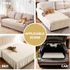 imageHVERSAILTEX Non Slip Pet Couch Cover Chenille Dog Bed Protector Thick Soft Sofa Slipcover Pet Friendly Washable Couch Cushion Covers for Pets 68quot x 82quot TaupeIvory