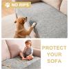 imageHVERSAILTEX Non Slip Pet Couch Cover Chenille Dog Bed Protector Thick Soft Sofa Slipcover Pet Friendly Washable Couch Cushion Covers for Pets 68quot x 82quot TaupeDove
