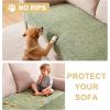 imageHVERSAILTEX Non Slip Pet Couch Cover Chenille Dog Bed Protector Thick Soft Sofa Slipcover Pet Friendly Washable Couch Cushion Covers for Pets 68quot x 82quot TaupeSage
