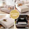 imageHVERSAILTEX Non Slip Pet Couch Cover Chenille Dog Bed Protector Thick Soft Sofa Slipcover Pet Friendly Washable Couch Cushion Covers for Pets 68quot x 82quot TaupeOatmeal