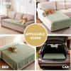 imageHVERSAILTEX Non Slip Pet Couch Cover Chenille Dog Bed Protector Thick Soft Sofa Slipcover Pet Friendly Washable Couch Cushion Covers for Pets 68quot x 82quot TaupeSage