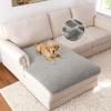 imageHVERSAILTEX Non Slip Pet Couch Cover Chenille Dog Bed Protector Thick Soft Sofa Slipcover Pet Friendly Washable Couch Cushion Covers for Pets 68quot x 82quot TaupeDove