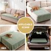 imageHVERSAILTEX Non Slip Pet Couch Cover Chenille Dog Bed Protector Thick Soft Sofa Slipcover Pet Friendly Washable Couch Cushion Covers for Pets 68quot x 82quot TaupeSea Foam