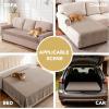 imageHVERSAILTEX Non Slip Pet Couch Cover Chenille Dog Bed Protector Thick Soft Sofa Slipcover Pet Friendly Washable Couch Cushion Covers for Pets 68quot x 82quot TaupeTaupe