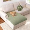 imageHVERSAILTEX Non Slip Pet Couch Cover Chenille Dog Bed Protector Thick Soft Sofa Slipcover Pet Friendly Washable Couch Cushion Covers for Pets 68quot x 82quot TaupeSage