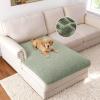 imageHVERSAILTEX Non Slip Pet Couch Cover Chenille Dog Bed Protector Thick Soft Sofa Slipcover Pet Friendly Washable Couch Cushion Covers for Pets 68quot x 82quot TaupeSea Foam