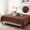 imageHVERSAILTEX Non Slip Pet Couch Cover Chenille Dog Bed Protector Thick Soft Sofa Slipcover Pet Friendly Washable Couch Cushion Covers for Pets 68quot x 82quot TaupeCaramel