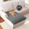 imageHVERSAILTEX Non Slip Pet Couch Cover Chenille Dog Bed Protector Thick Soft Sofa Slipcover Pet Friendly Washable Couch Cushion Covers for Pets 68quot x 82quot TaupeGrey
