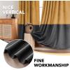 imageHVERSAILTEX Velvet Patchwork Curtains Thermal Insulated Soundproof Room Darkening Drapes Rod Pocket Window Treatment Panels for Living Room Bedroom2 PanelsBrownMustard52quot W x 84quot LMustardGrey