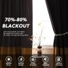 imageHVERSAILTEX Velvet Patchwork Curtains Thermal Insulated Soundproof Room Darkening Drapes Rod Pocket Window Treatment Panels for Living Room Bedroom2 PanelsBrownMustard52quot W x 84quot LBrownMustard