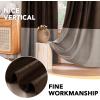 imageHVERSAILTEX Velvet Patchwork Curtains Thermal Insulated Soundproof Room Darkening Drapes Rod Pocket Window Treatment Panels for Living Room Bedroom2 PanelsBrownMustard52quot W x 84quot LBrownTaupe