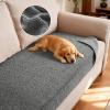 imageHVERSAILTEX Non Slip Pet Couch Cover Chenille Dog Bed Protector Thick Soft Sofa Slipcover Pet Friendly Washable Couch Cushion Covers for Pets 68quot x 82quot TaupeGrey