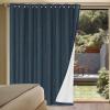 imageHVERSAILTEX Polyester Blackout Curtains 96 Inches Long 100 Absolutely Blackout Elegant Curtains for Bedroom Thermal Insulated Linen Drapes Grommet Curtains with White Liner 2 Panels NaturalNavy
