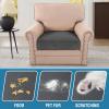 image:imageHVERSAILTEX Velvet Stretch Couch Cushion Cover Plush Cushion Slipcover for Chair Loveseat Sofa Cushion Furniture Protector Seat Cushion Sofa Cover 3 Piece XL Sofa Cushion Covers TaupeStriped Grey
