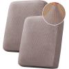 image:imageHVERSAILTEX Velvet Stretch Couch Cushion Cover Plush Cushion Slipcover for Chair Loveseat Sofa Cushion Furniture Protector Seat Cushion Sofa Cover 3 Piece XL Sofa Cushion Covers TaupeStriped Taupe