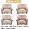 image:imageHVERSAILTEX Velvet Stretch Couch Cushion Cover Plush Cushion Slipcover for Chair Loveseat Sofa Cushion Furniture Protector Seat Cushion Sofa Cover 3 Piece XL Sofa Cushion Covers TaupeIvory