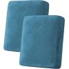 image:imageHVERSAILTEX Velvet Stretch Couch Cushion Cover Plush Cushion Slipcover for Chair Loveseat Sofa Cushion Furniture Protector Seat Cushion Sofa Cover 3 Piece XL Sofa Cushion Covers TaupePeacock Blue
