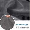 image:imageHVERSAILTEX Velvet Stretch Couch Cushion Cover Plush Cushion Slipcover for Chair Loveseat Sofa Cushion Furniture Protector Seat Cushion Sofa Cover 3 Piece XL Sofa Cushion Covers TaupeGrey
