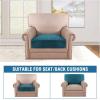 image:imageHVERSAILTEX Velvet Stretch Couch Cushion Cover Plush Cushion Slipcover for Chair Loveseat Sofa Cushion Furniture Protector Seat Cushion Sofa Cover 3 Piece XL Sofa Cushion Covers TaupeDeep Teal