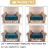 image:imageHVERSAILTEX Velvet Stretch Couch Cushion Cover Plush Cushion Slipcover for Chair Loveseat Sofa Cushion Furniture Protector Seat Cushion Sofa Cover 3 Piece XL Sofa Cushion Covers TaupeDeep Teal