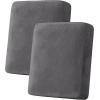 image:imageHVERSAILTEX Velvet Stretch Couch Cushion Cover Plush Cushion Slipcover for Chair Loveseat Sofa Cushion Furniture Protector Seat Cushion Sofa Cover 3 Piece XL Sofa Cushion Covers TaupeGrey